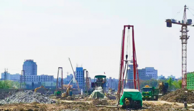 立信新聞 | 桐城景苑三期項目A區(qū)塊試樁成功！